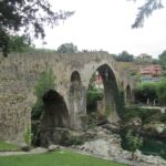 The roman bridge in Cangas de Onís