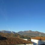 View to the Sierra Grazalema from our balcony