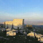 The ruins of a Roman theatre at Acinipo