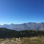 Monte Cinto, Corsica's highest peak, and the rather more impressive-looking shark fin of Paglia Orba.