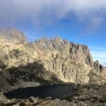 Looking back towards Lac de Capitello as we ascend further.