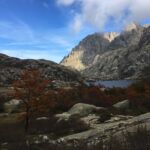 Beautiful autumn colours up in the hills.