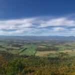 Panorama view to the west