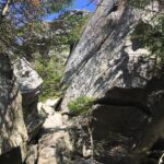 We ended up on the Wampahoofus Trail which involved some real scrambling