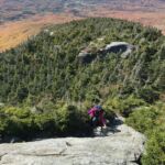 Lots of scrambling and large open sloping rock