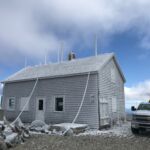 Yep, this building is held down by chains!