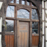 Beautiful wood entrance