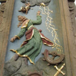 Sculpture on the way to the Katharinenkapelle